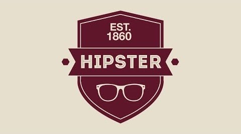 Hipster logo